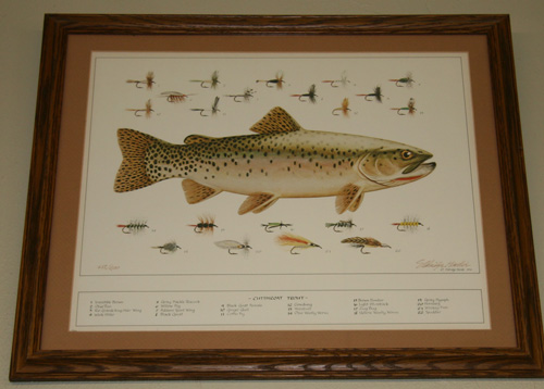 cutthroat trout by Eldridge Hardie 1970